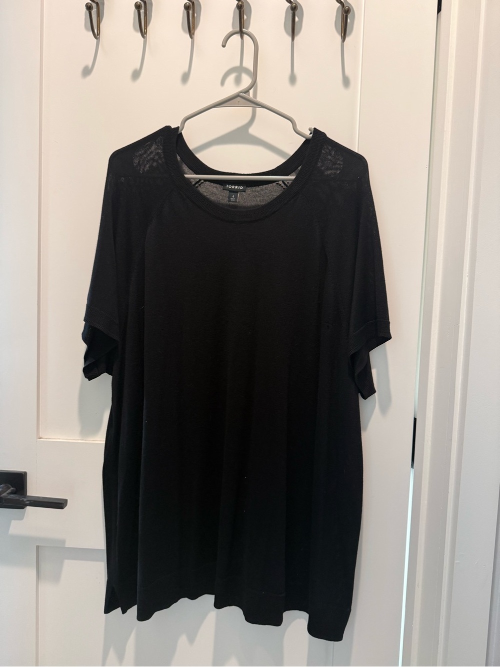 torrid Black Short-Sleeve Crewneck Tee